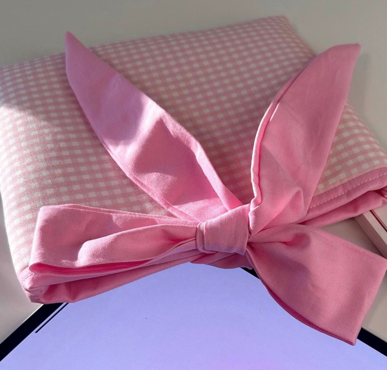Bow Book Sleeve, Cute Book Pouch