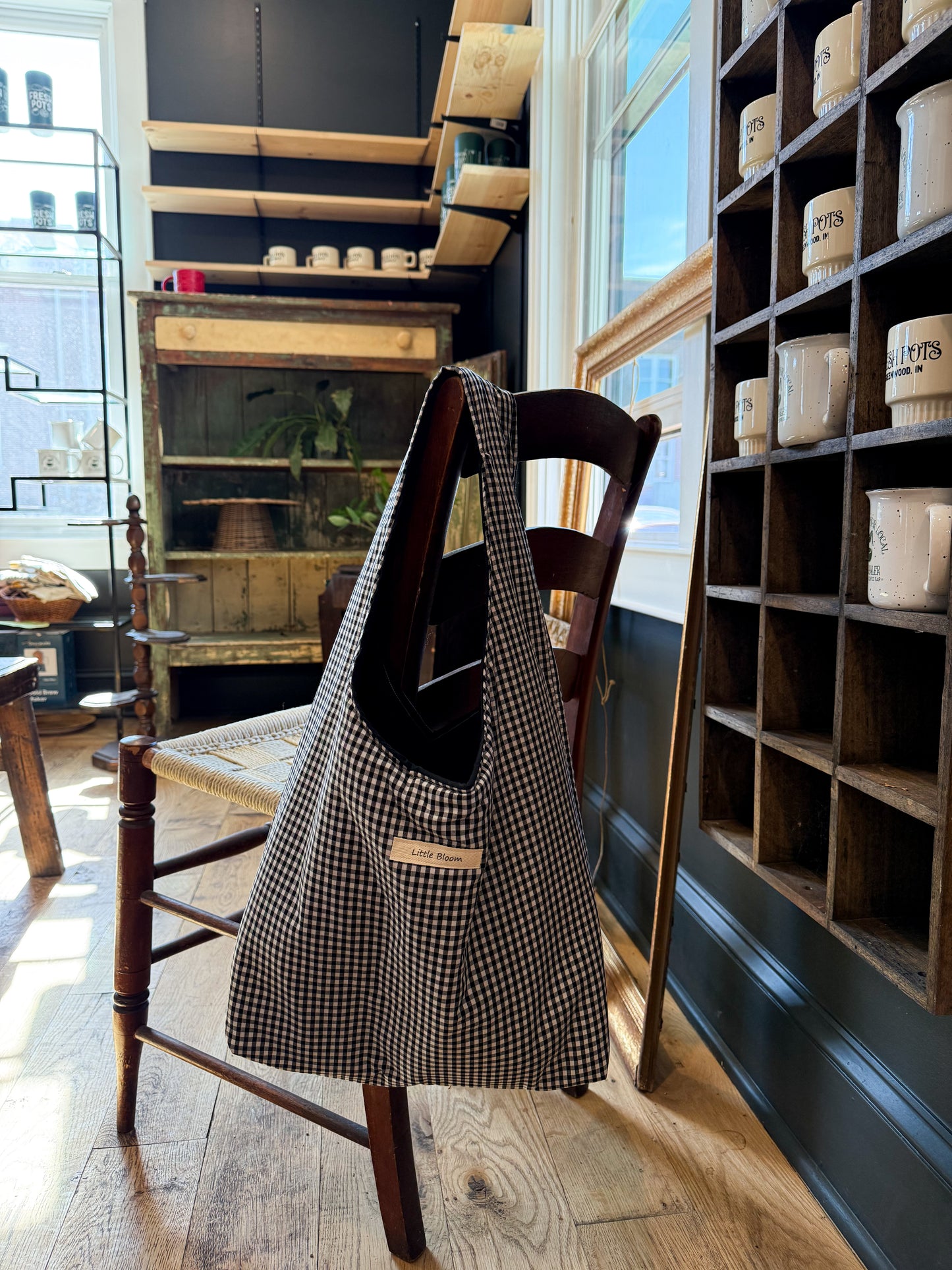 gingham bag
