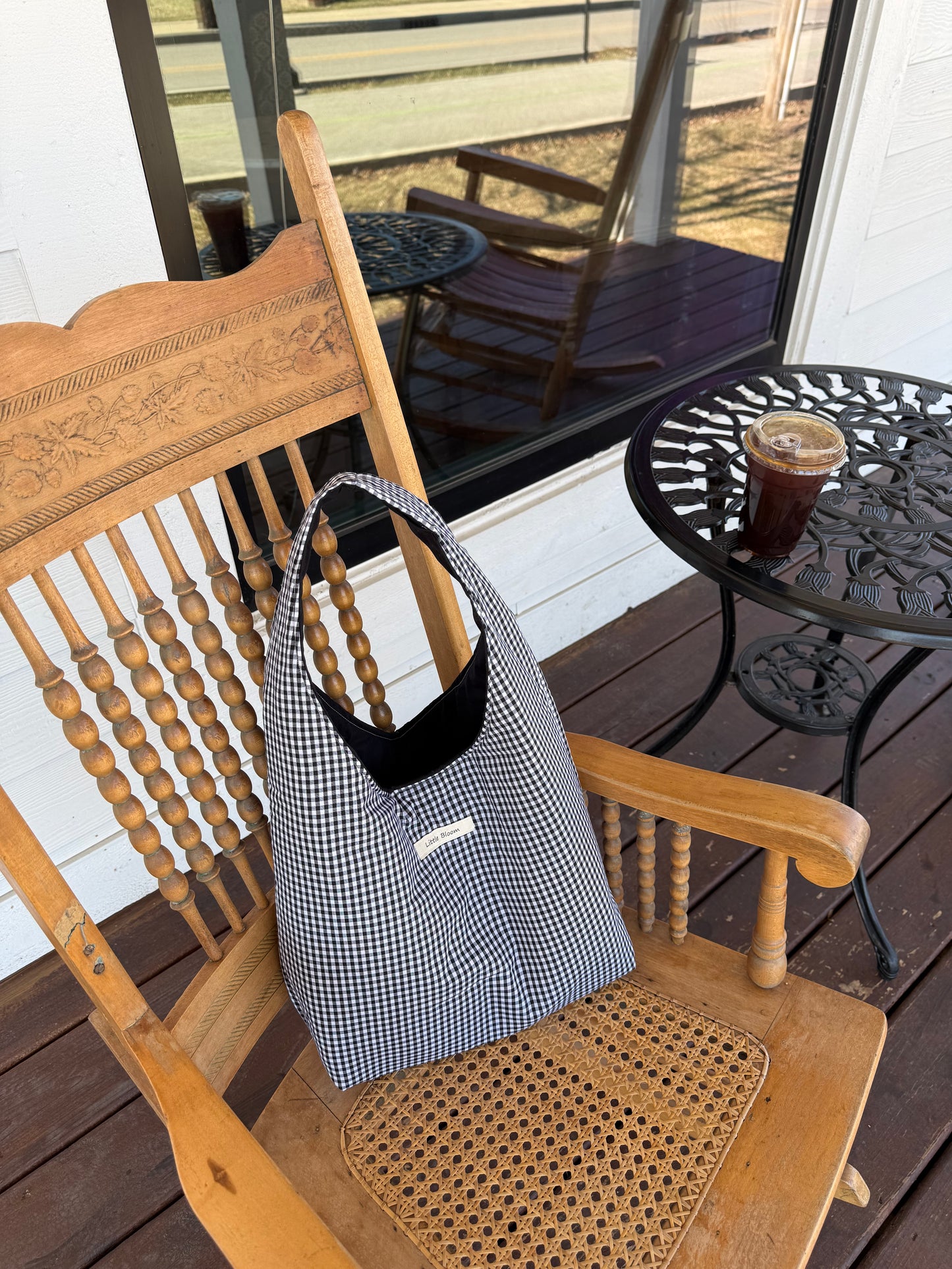 gingham bag