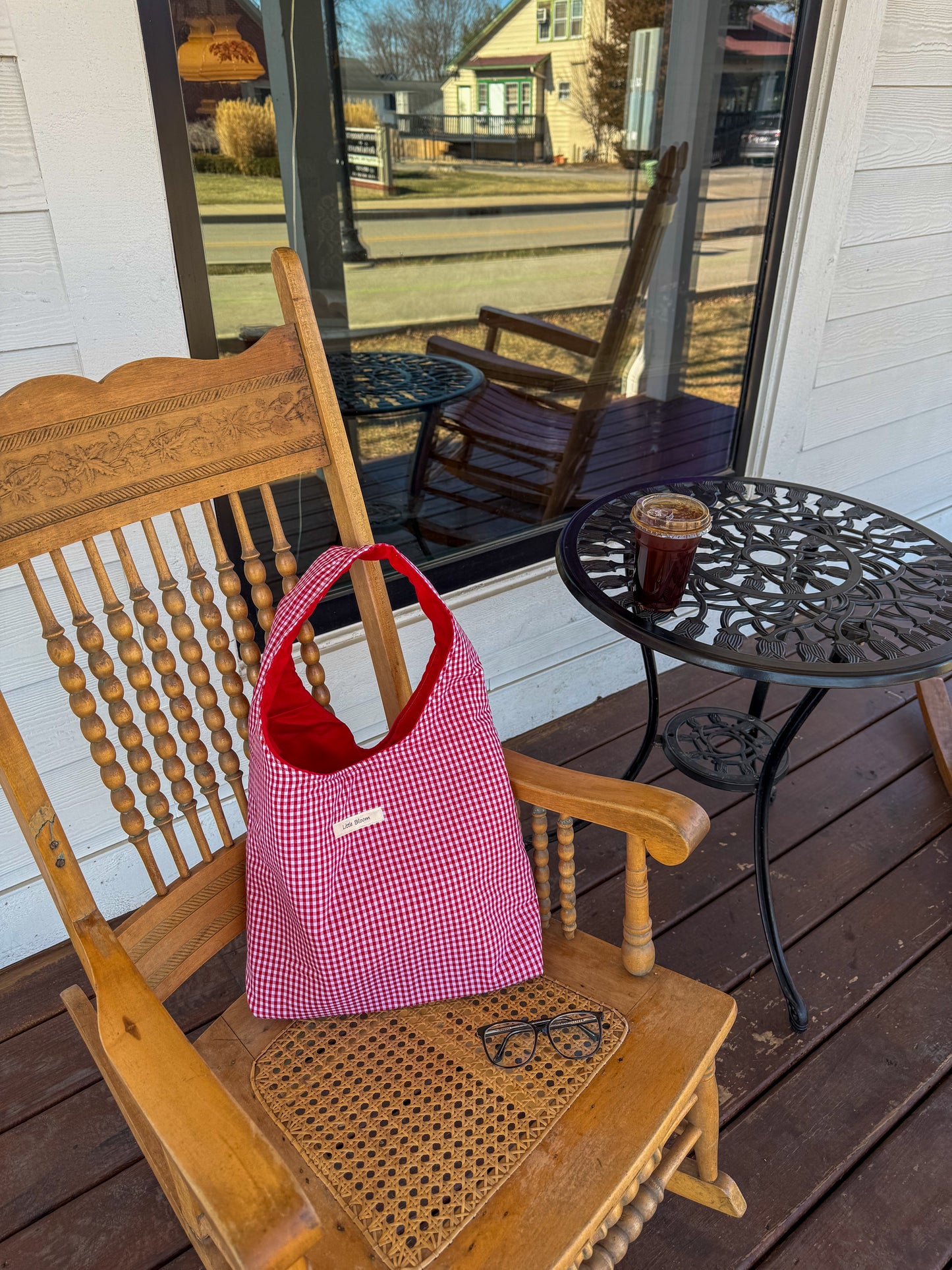 Gingham Tote Bag