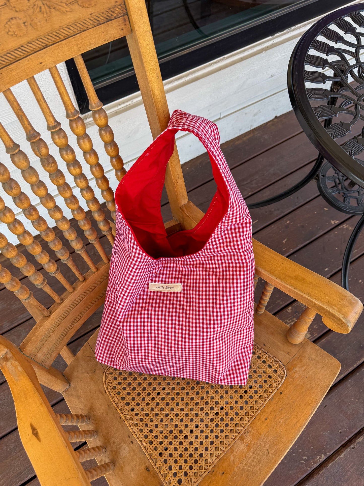 Gingham Tote Bag