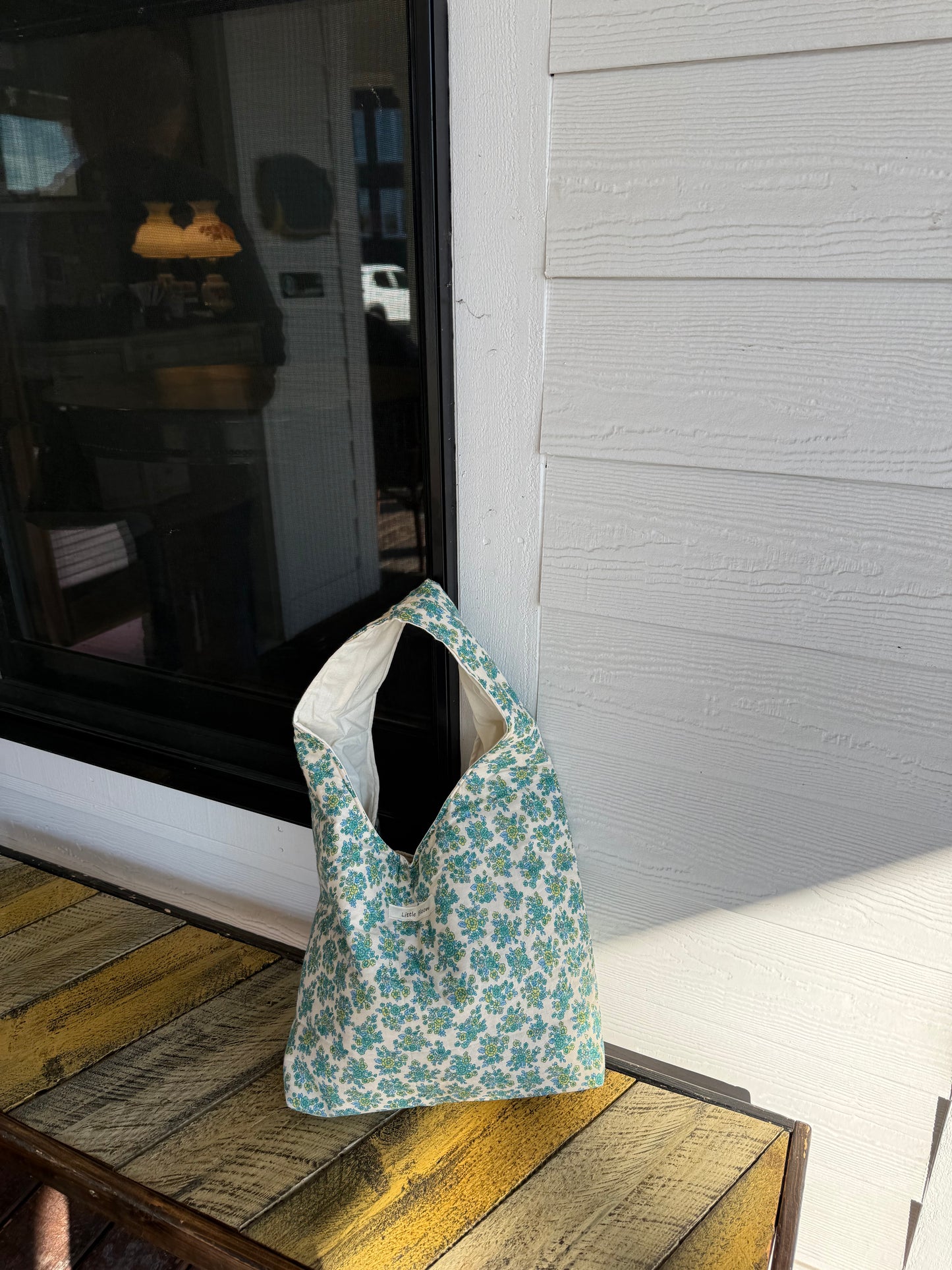 Floral Cotton Tote Bag | Shoulder Bag for Women