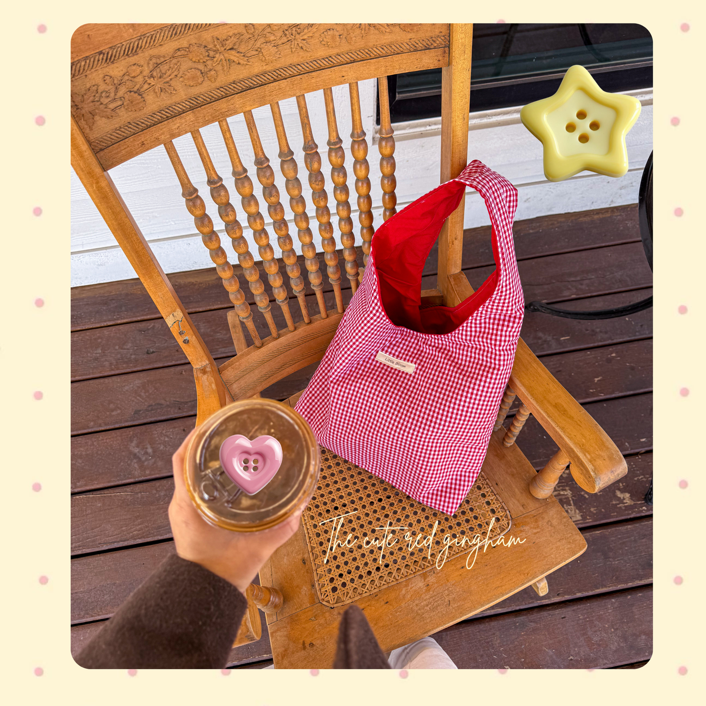 Gingham Tote Bag