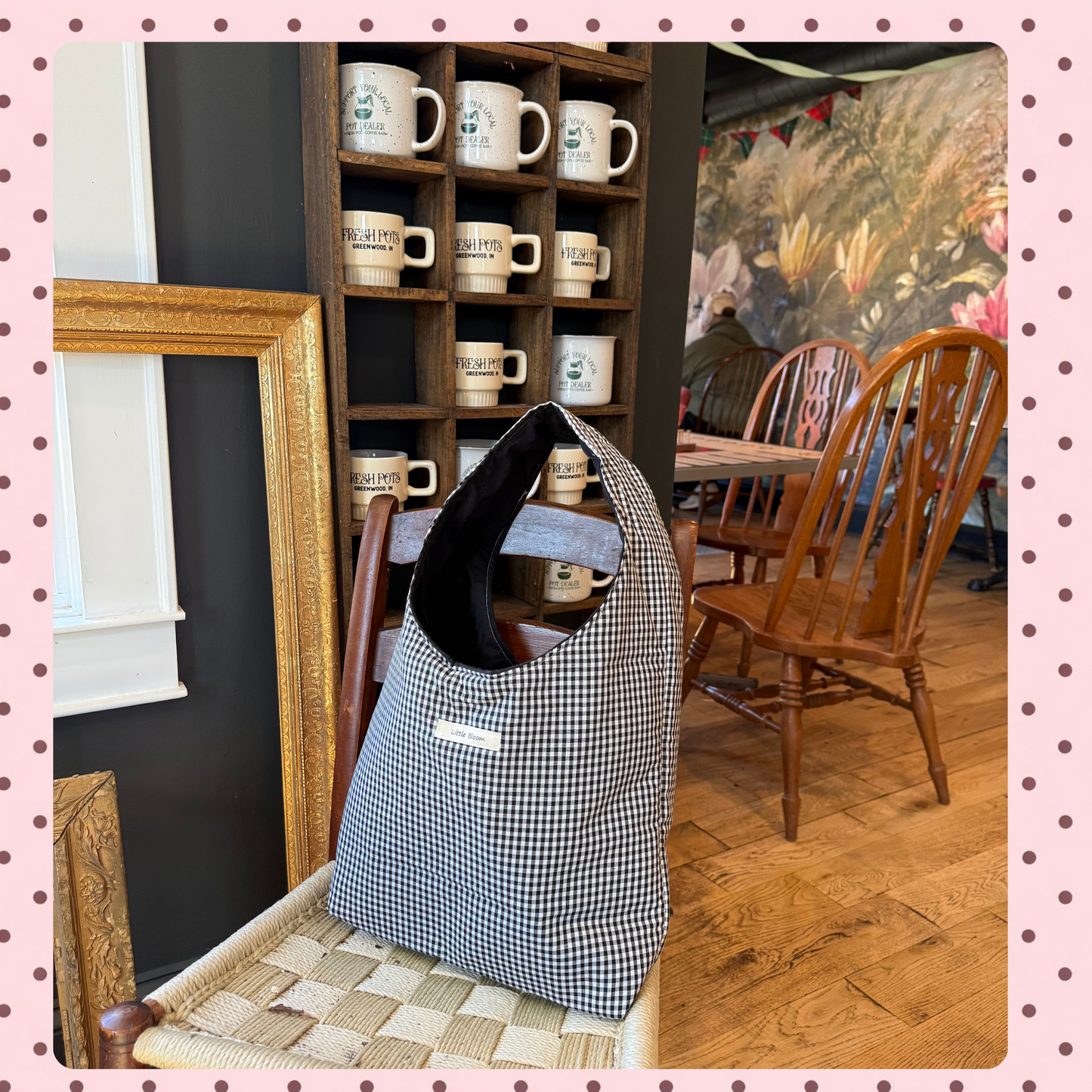 gingham bag