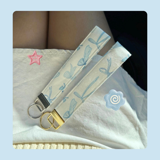 Bow  Wristlet Keychains